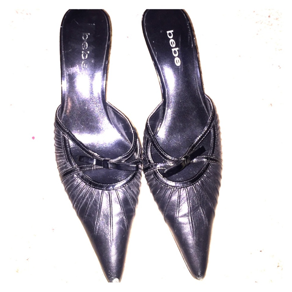 Bebe black heels