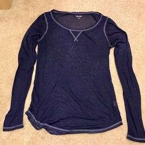Blue long sleeve Mudd shirt size Juniors L