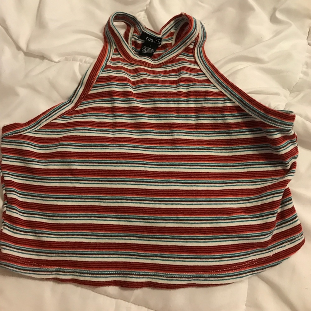 Striped crop top