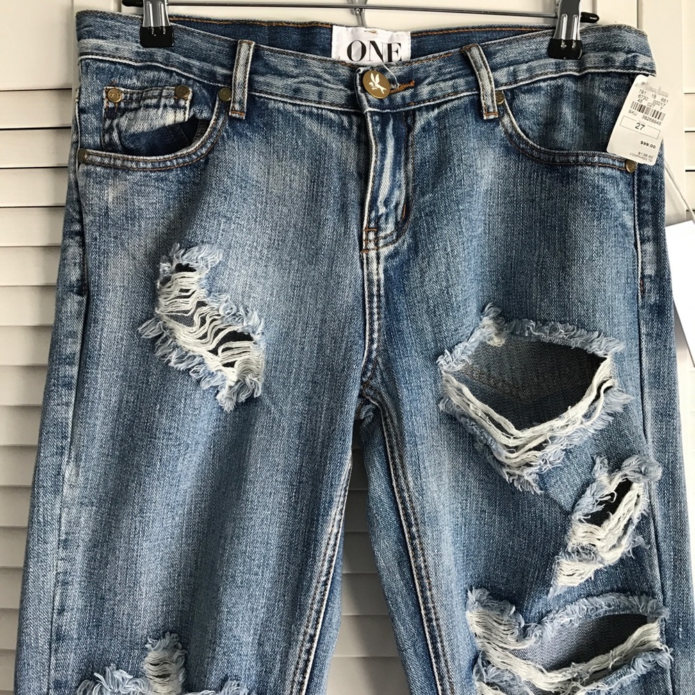 PRICE FIRM❣️NWT One Teaspoon Awesome Baggies - Picture 4 of 7
