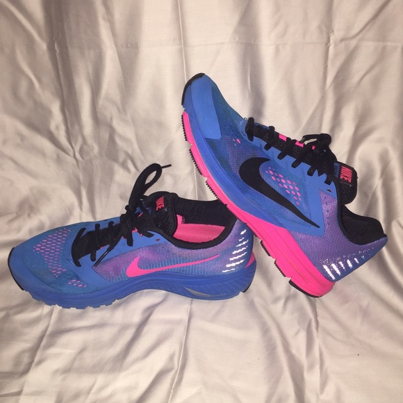 Hot Pink and Blue Nike Zoom Structure 17 - Picture 3 of 7
