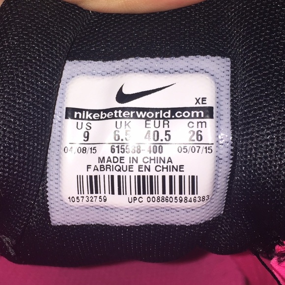 Hot Pink and Blue Nike Zoom Structure 17 - Picture 6 of 7