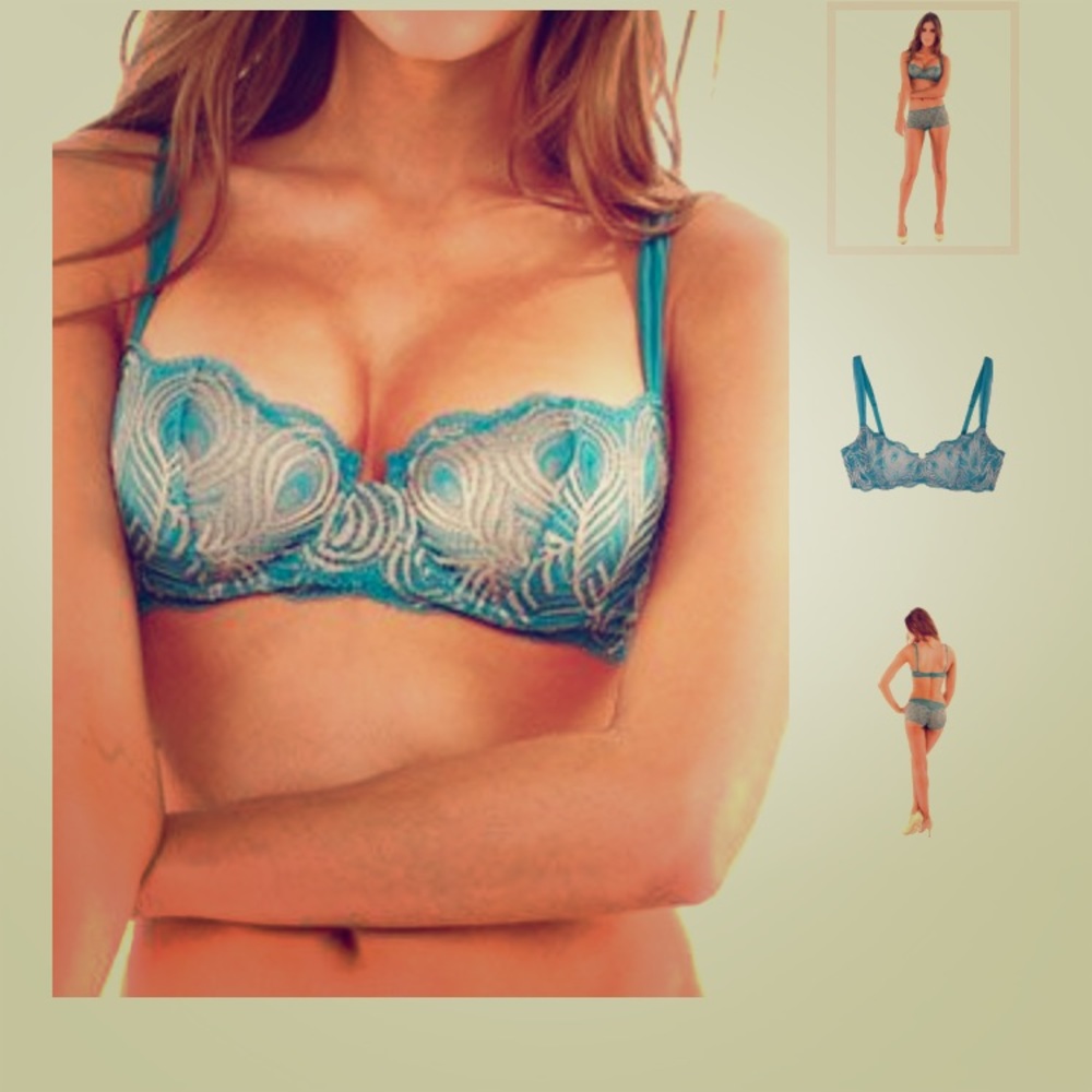 💓CosaBella Lacy Peacock Underwire Bra 💓