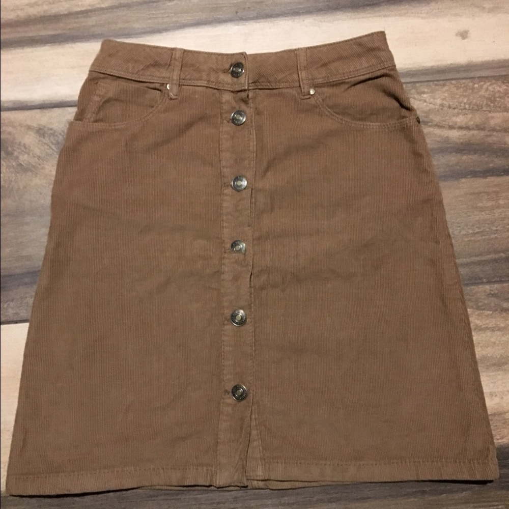 Corduroy Skirt
