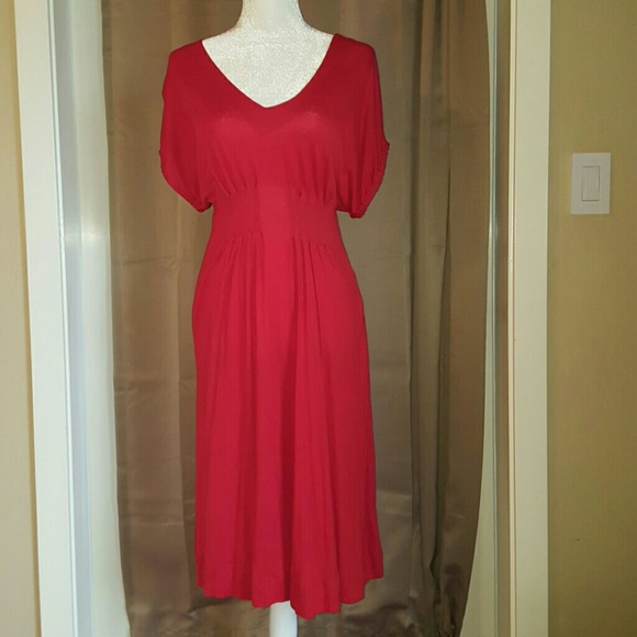 NWT Anthropologie Deletta Small Midi Dress - Picture 1 of 3