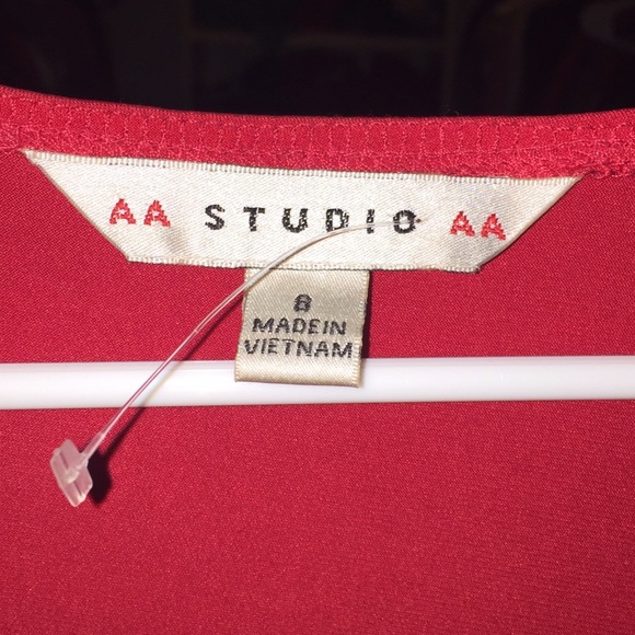 Work or Happy Hour Red Dress - Picture 4 of 5