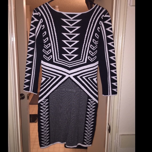 3/4 Sleeve Sweater Dress - Picture 2 of 4