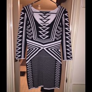 3/4 Sleeve Sweater Dress
