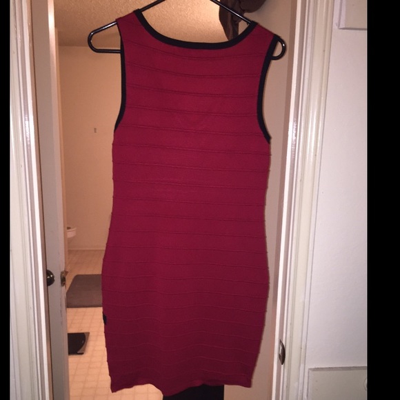 Red Bandage Club Dress - Picture 2 of 3