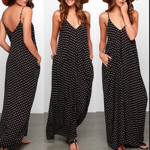 Dresses - Polka dot maxi dress Dresses - Polka dot maxi dress