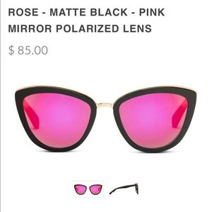 Brand new diff rose black/pink