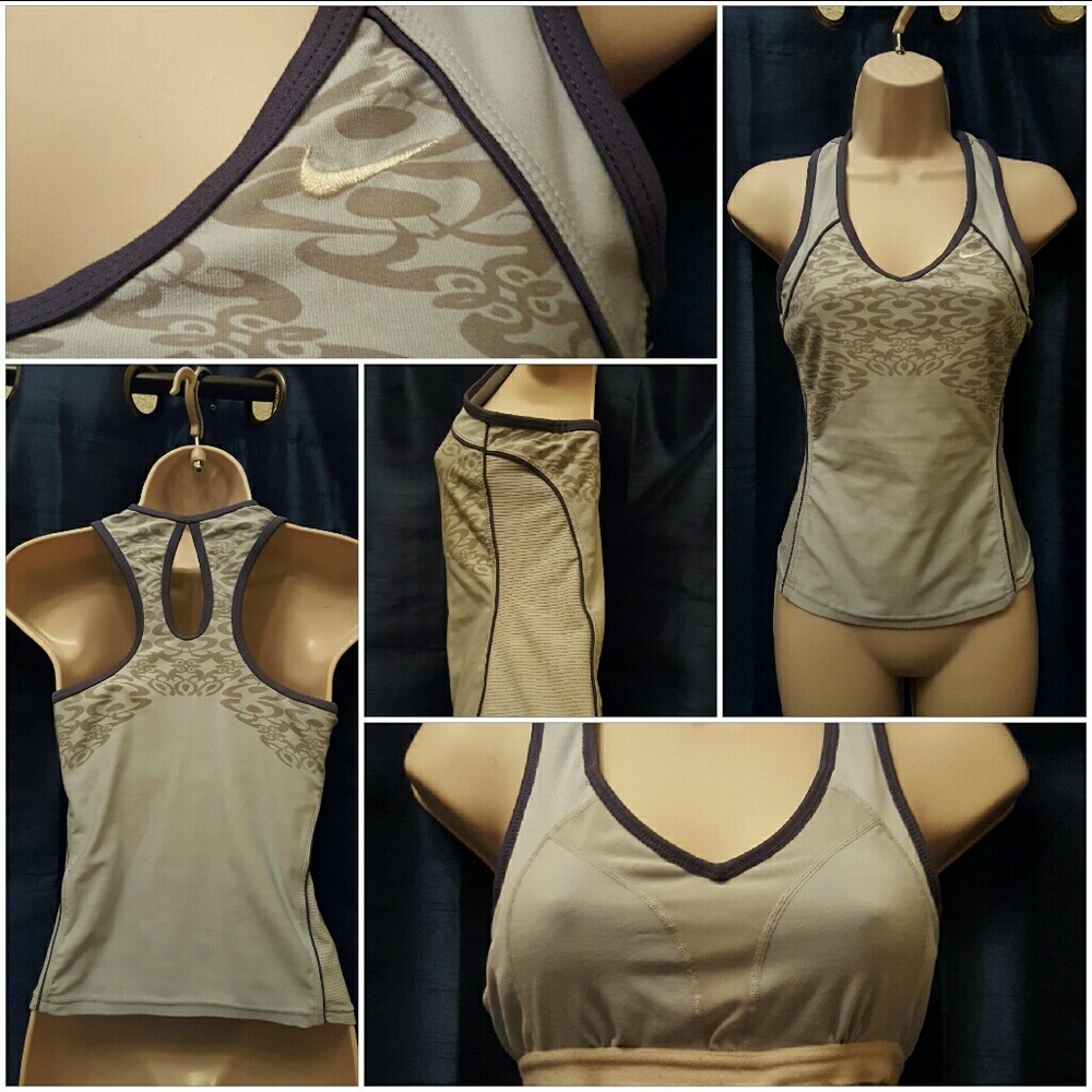 FINAL PRICE Blue / Gray Nike Tank Top size Small