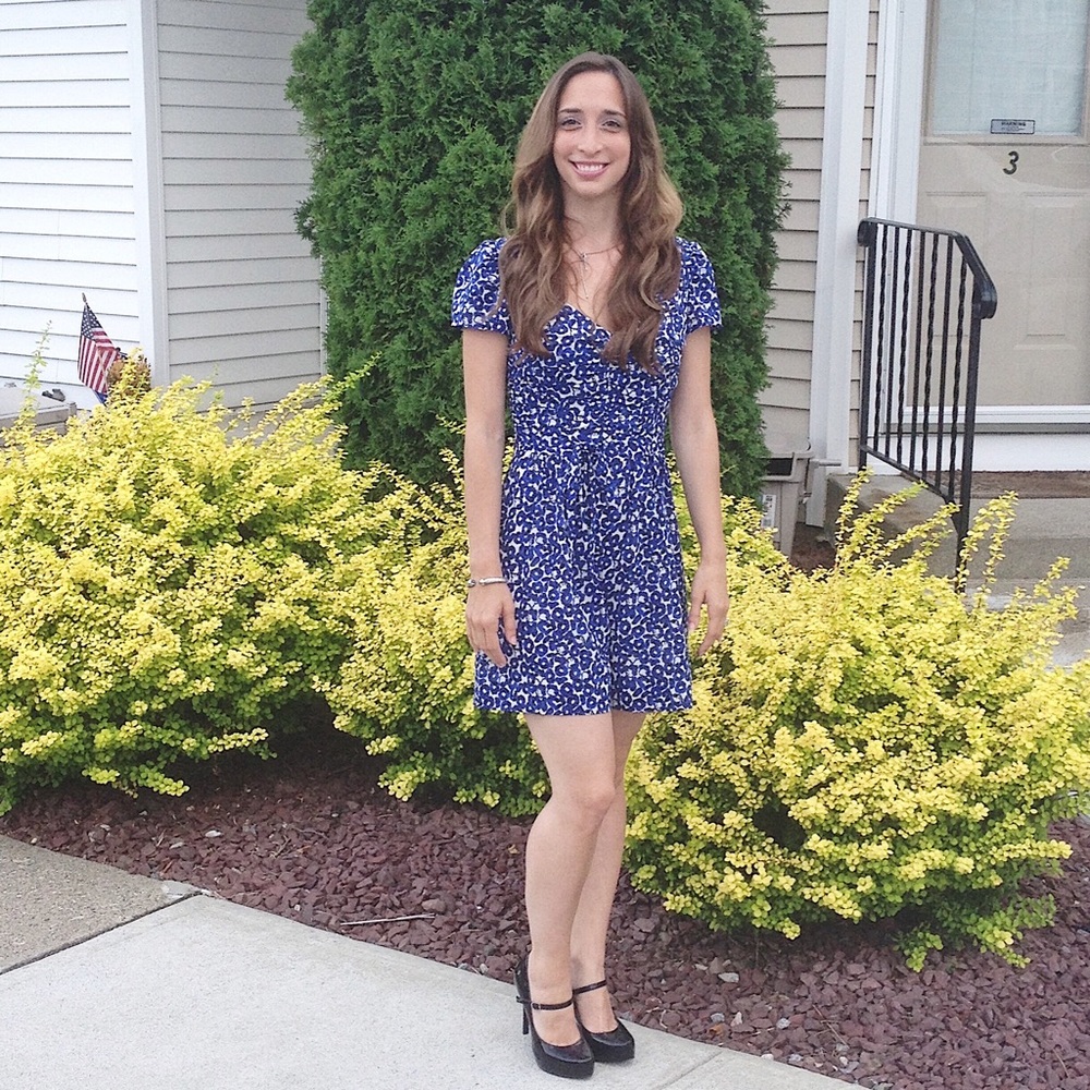 Leifnotes dress for Anthropologie