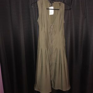 Olive green dress