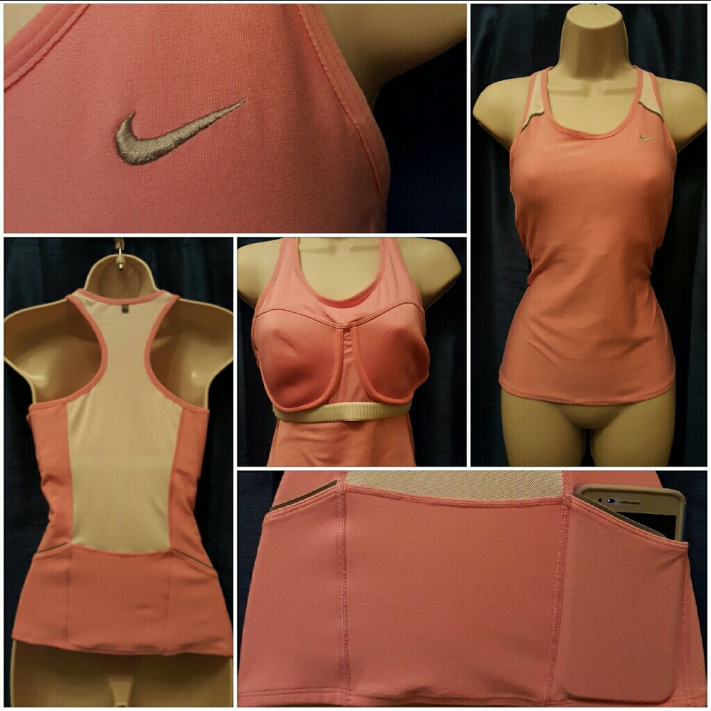 Pink Nike Tank Top size Large