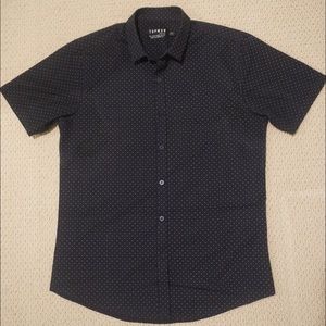 Polka Dot Button-Down Shirt