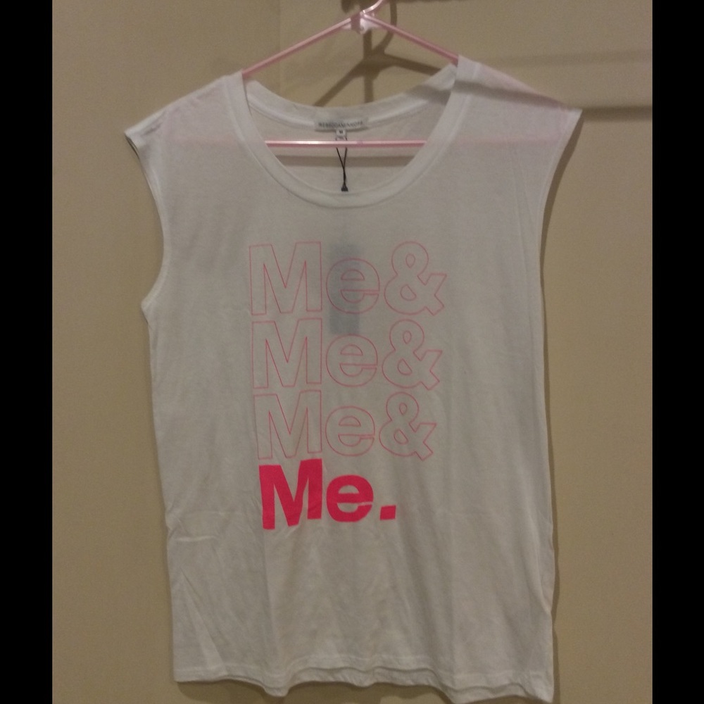 Awesome Rebecca Minkoff muscle-tee' Med NWT Rare