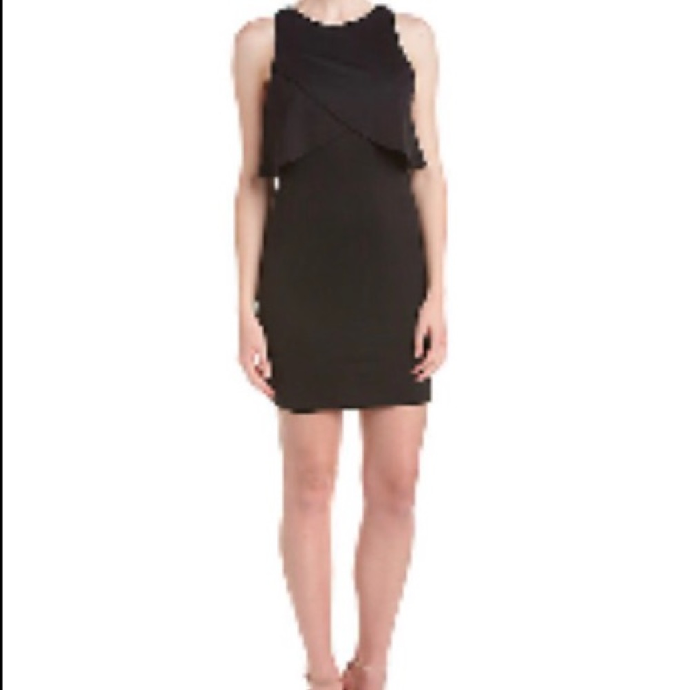 flounce sheath dress