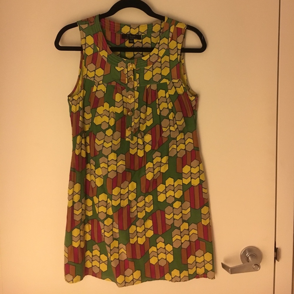 T-bag Los Angeles sleeveless mini dress.