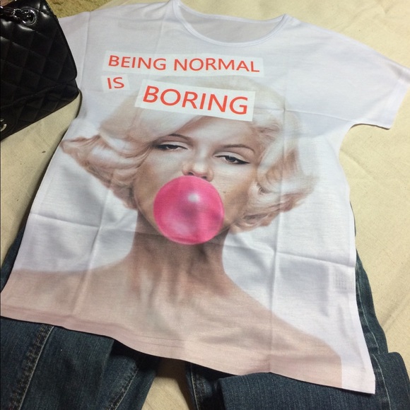 Andy Warhol ‘Being Normal is Boring' Tee - Picture 2 of 4
