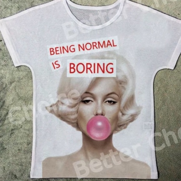 Andy Warhol ‘Being Normal is Boring' Tee - Picture 4 of 4