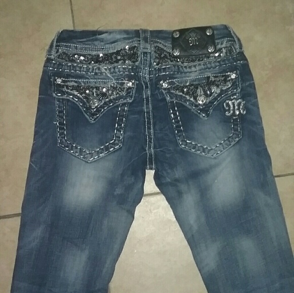 Miss Me Sequence Embellished Boot Cut Jeans 27 - Picture 4 of 4