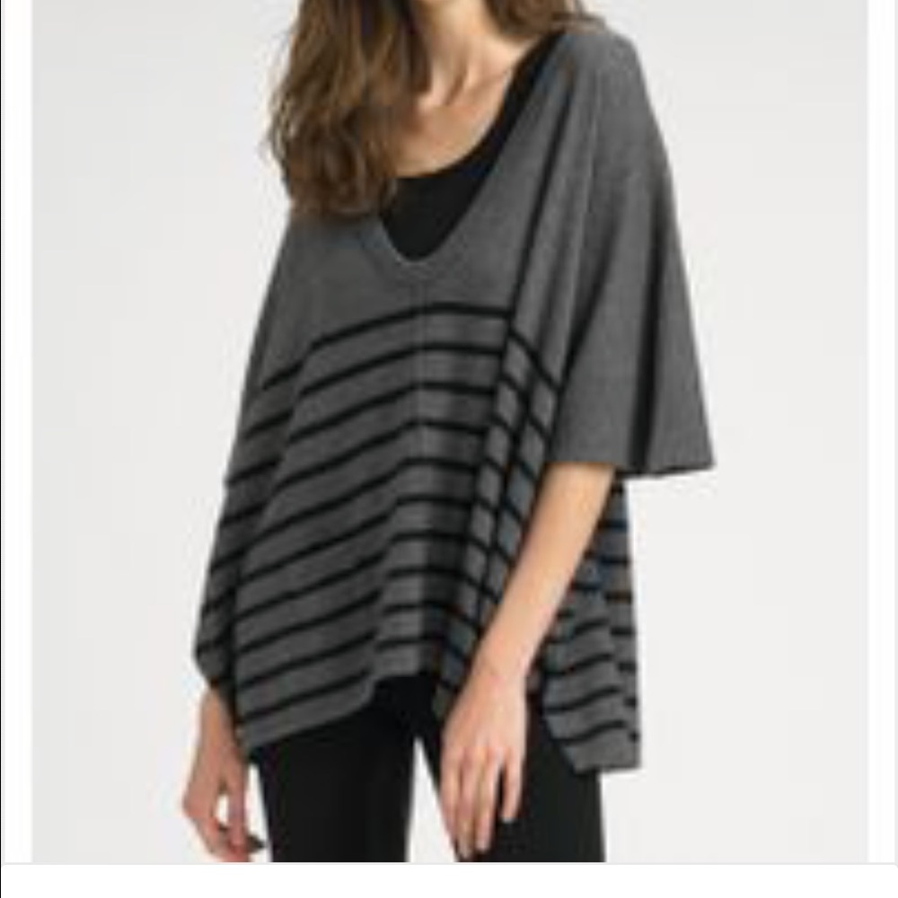 C&C California wool/cashmere sweater poncho