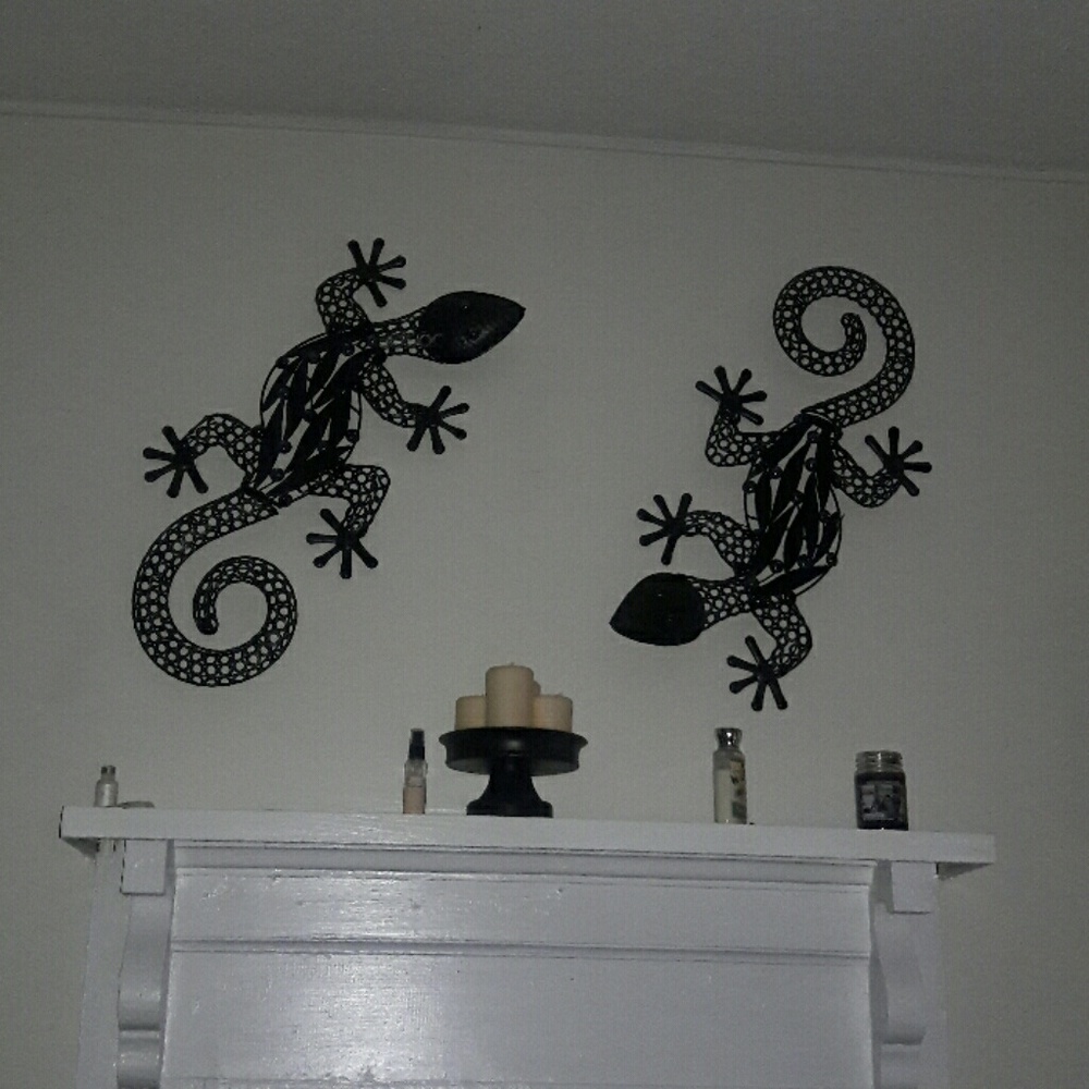 Wrought iron decor