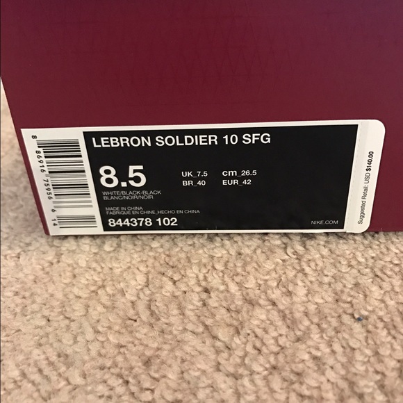 Nike lebron soldiers 10 - Picture 6 of 6