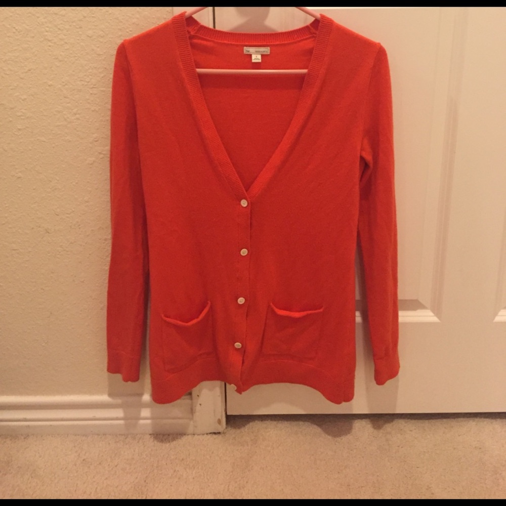 Gap Orange Cardigan! 🍊