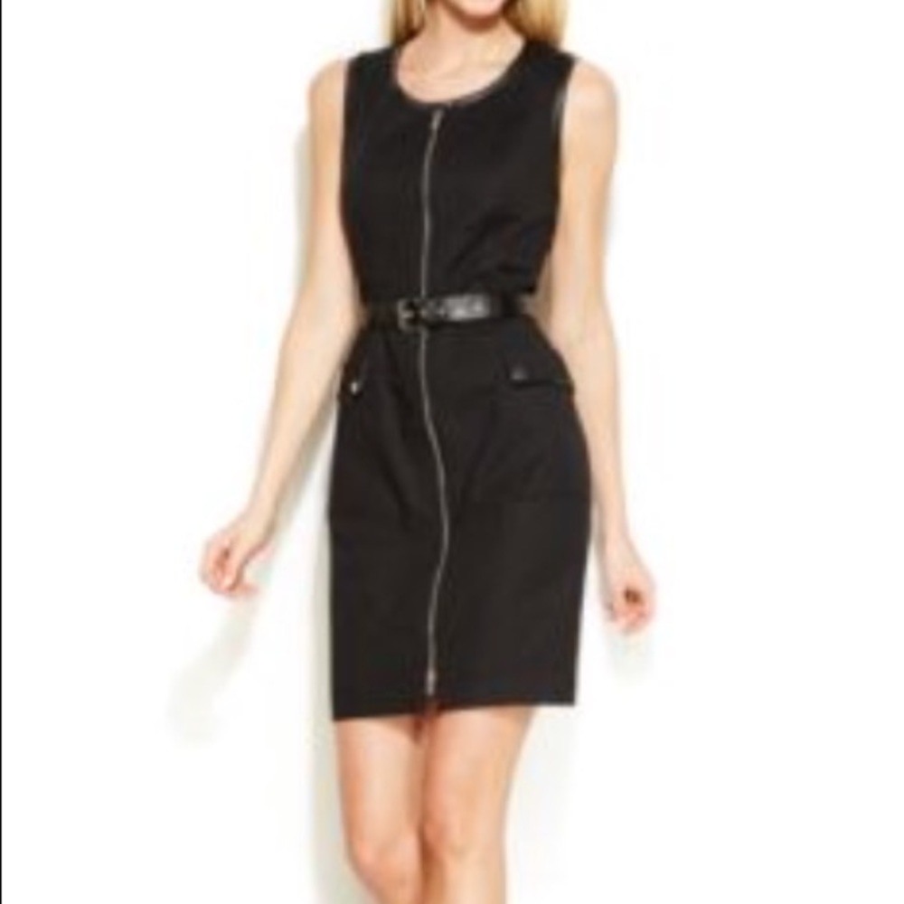 Calvin Klein zip front dress