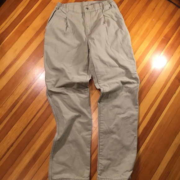 ll bean flannel lined chinos