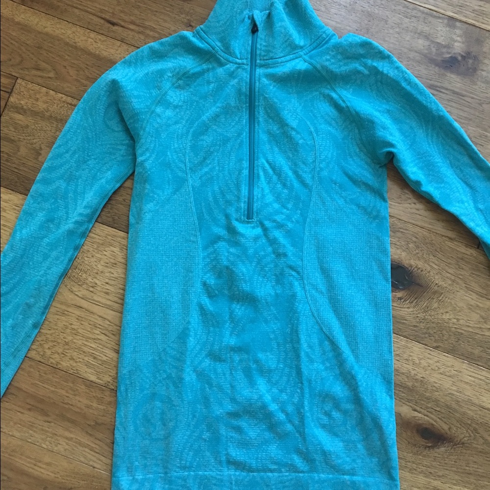 Lululemon 3/4 zip Run Swiftly long sleeve