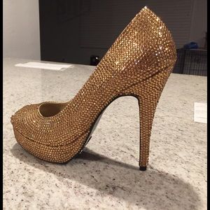 Rhinestone heels