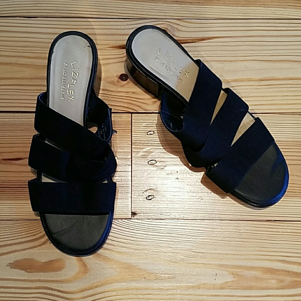 Liz Flex Womens Sandals Black 8M