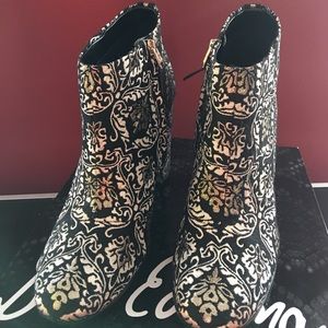 NEW! Sam Edelman Cambell Brocade Booties