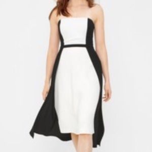 White House black market strapless dress