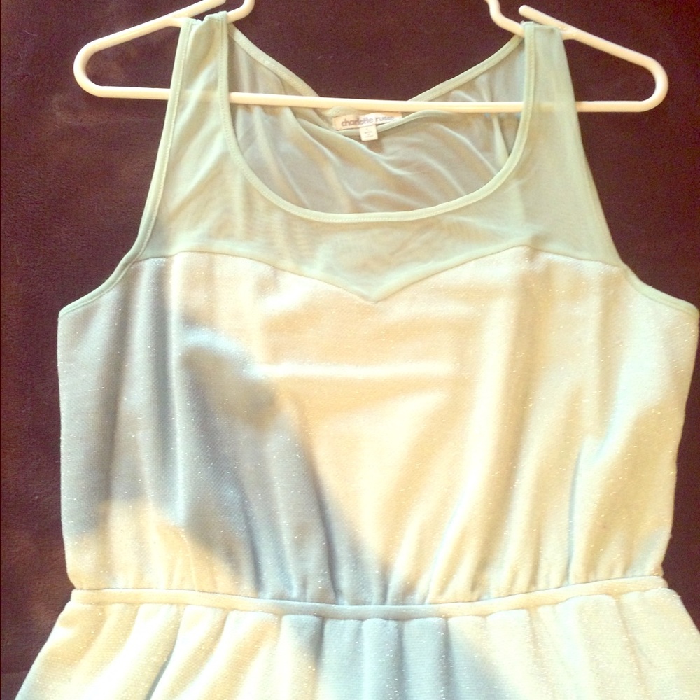 Light teal blue dress