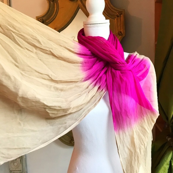 . 40%OFF{OMBRÉ 100% Silk} 3FT scarf - Picture 7 of 8