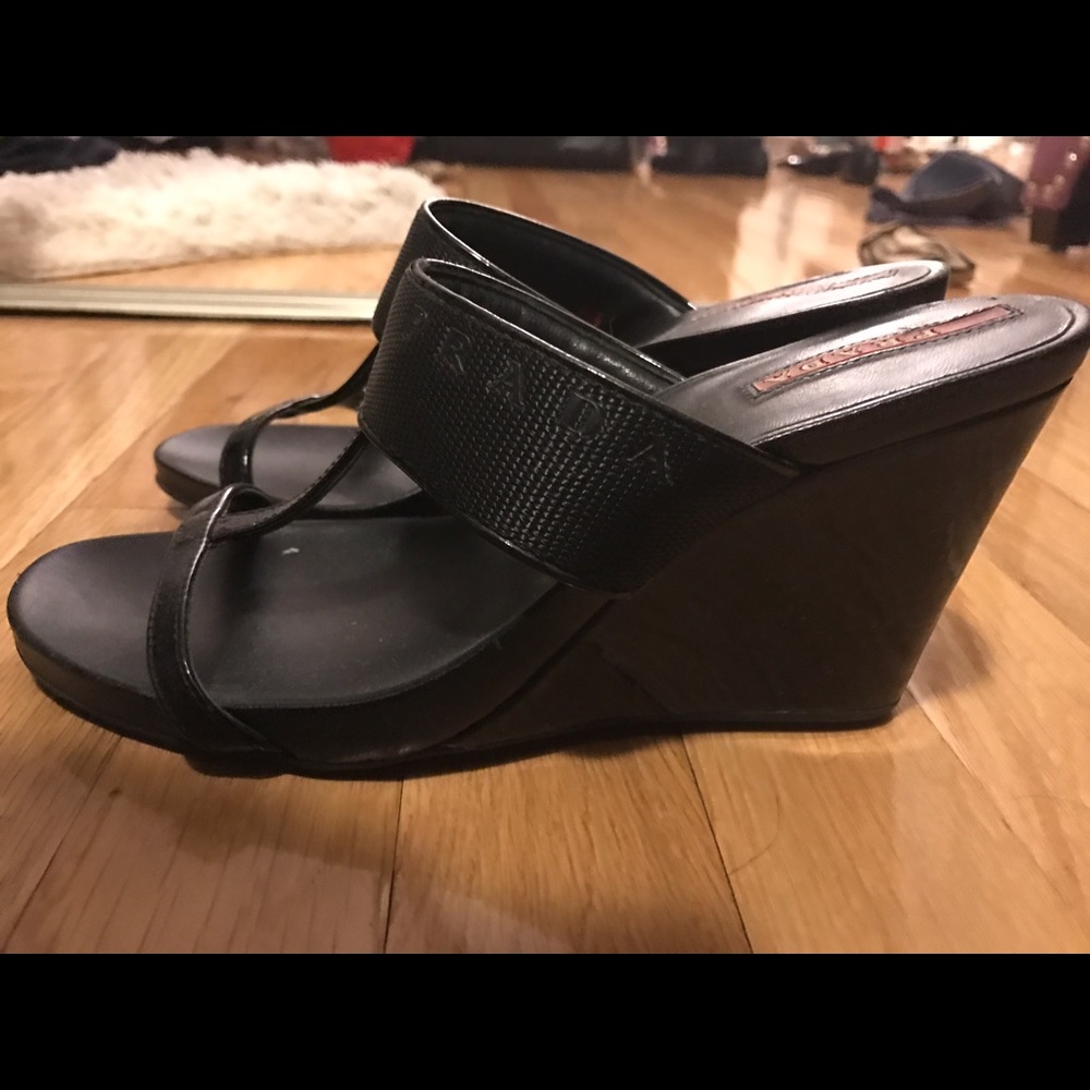Prada platform sandal