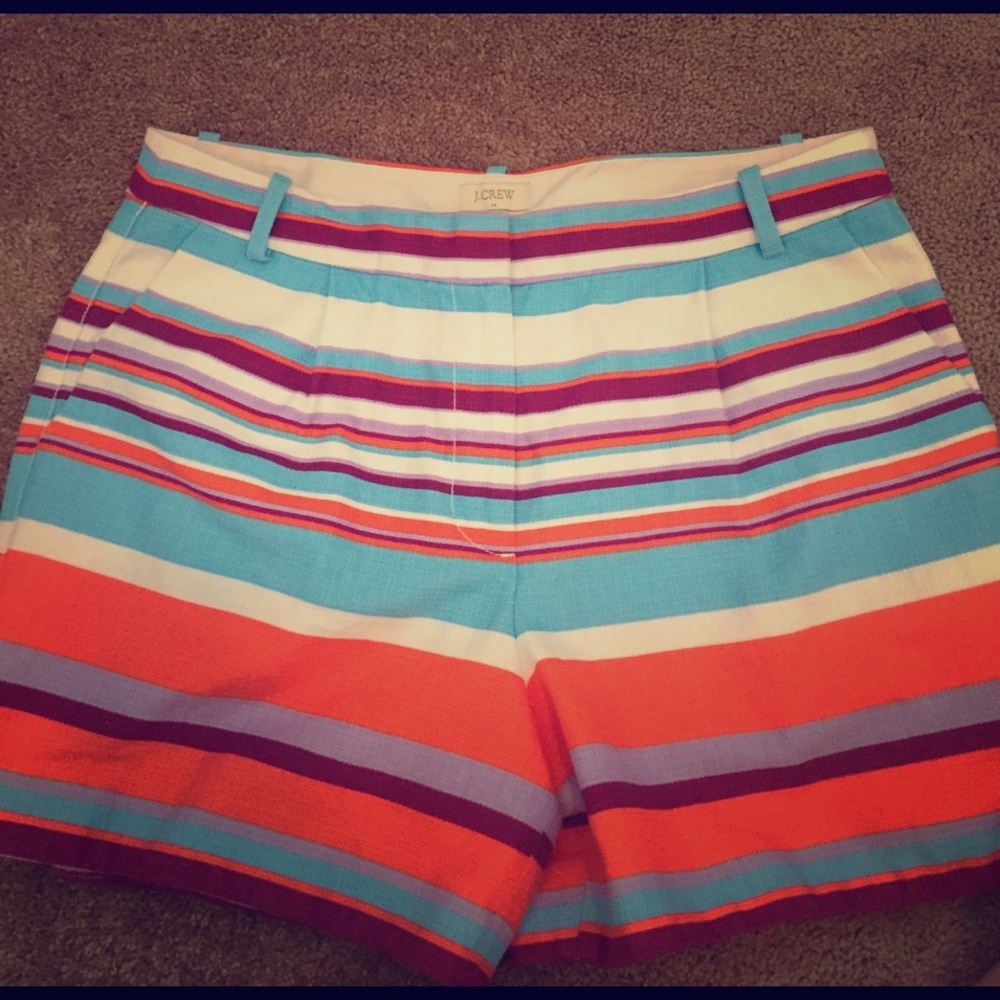 Striped J. Crew shorts