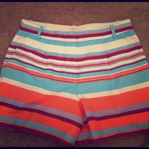 Striped J. Crew shorts