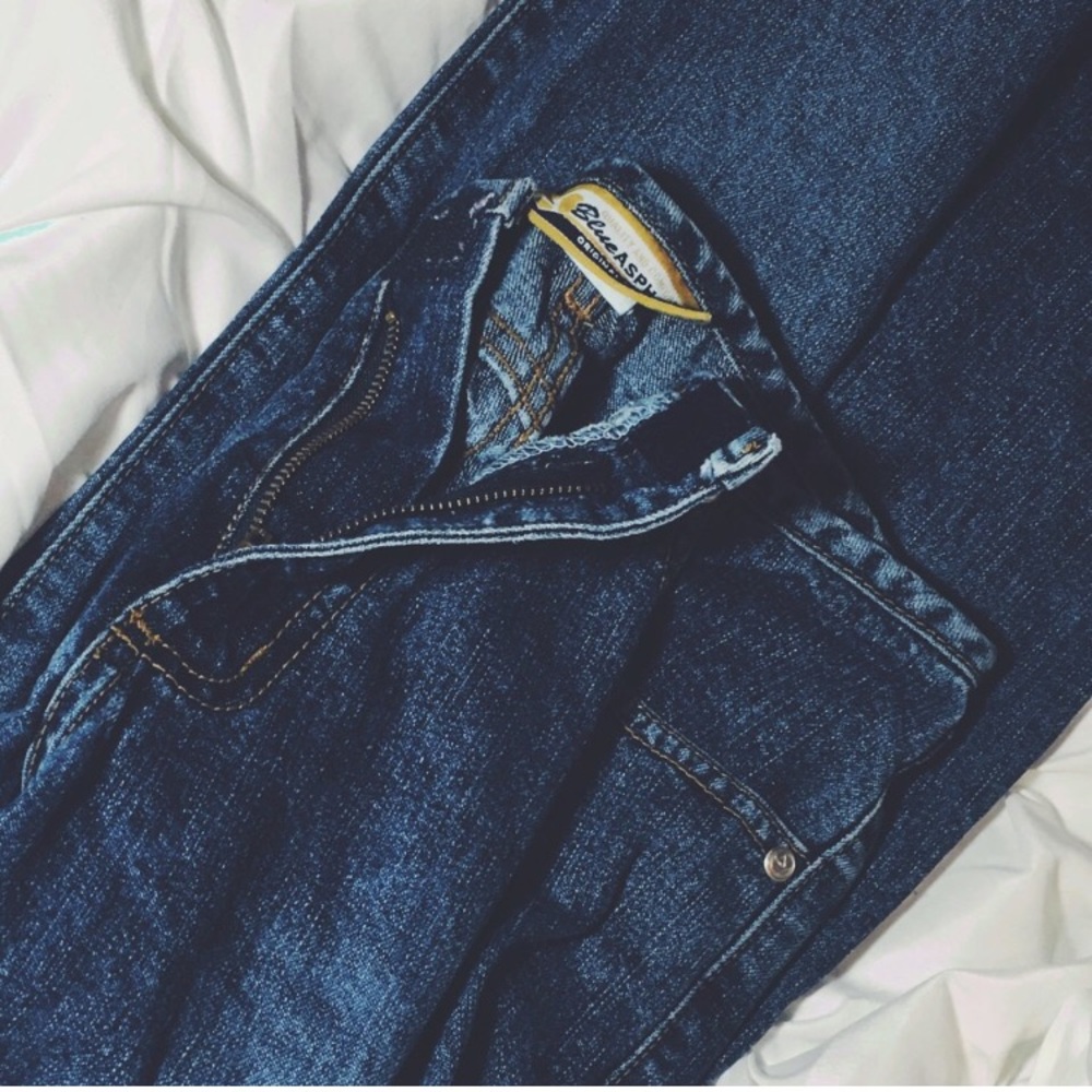 Vintage unique straight leg denim