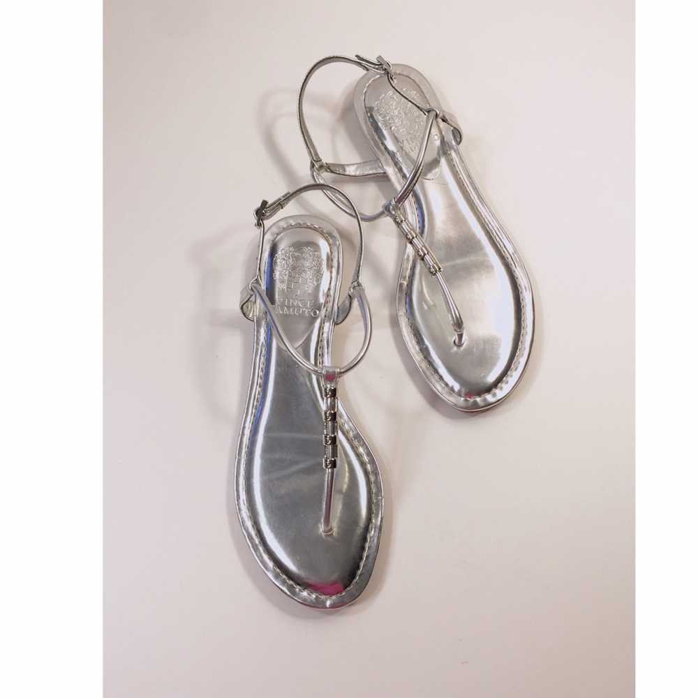 Vince Camuto Koopa Silver Metallic Sandal