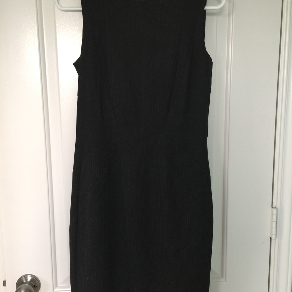 Warehouse Pinstriped Dress