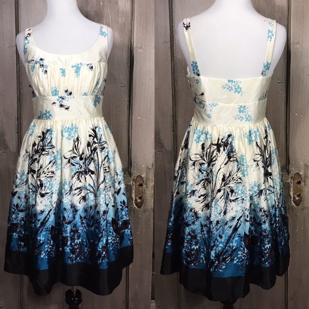 Adrianna Papell Special Occasions 100% Silk Dress - Picture 1 of 3