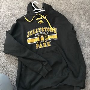 Black Jellystone (Warrens Wi) hoodie.