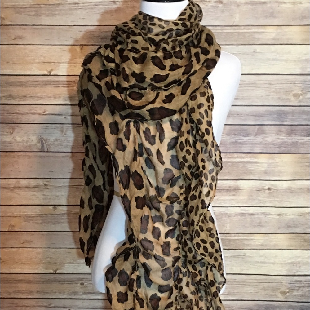 Cheetah Print Scarf
