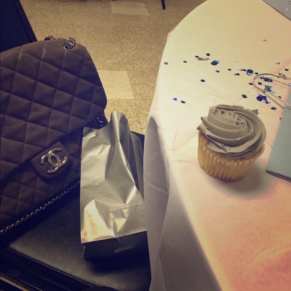 Authentic Chanel chain around bag