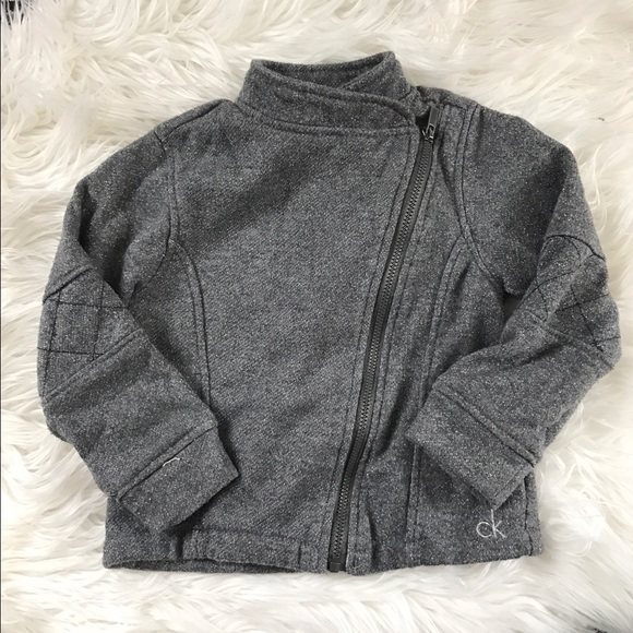 Toddler Girl Calvin Klein Moto Jacket - Picture 3 of 4